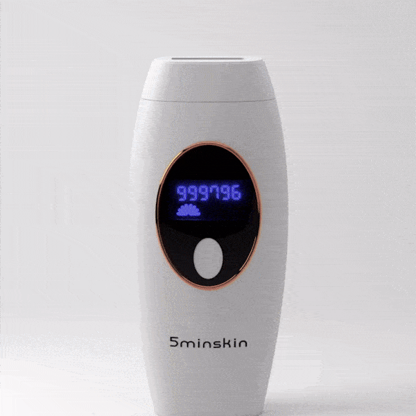 5MINSKIN AT-HOME LASER HAIR REMOVAL HANDSET - 50% OFF MOTHER'S DAY SALE + 4 FREE GIFTS (WORTH $150)
