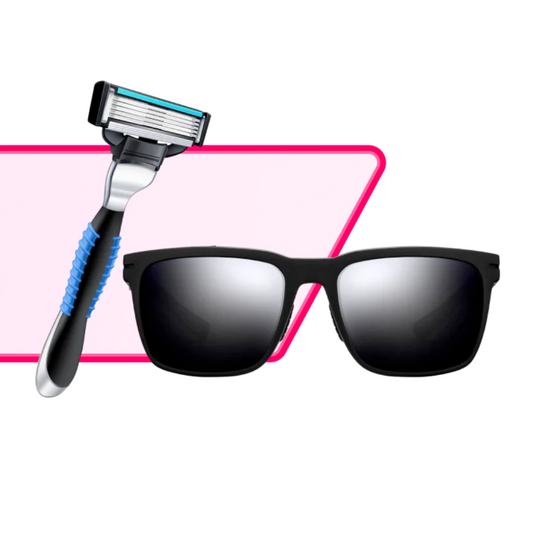 Set di occhiali da sole e rasoio IPL Blocker